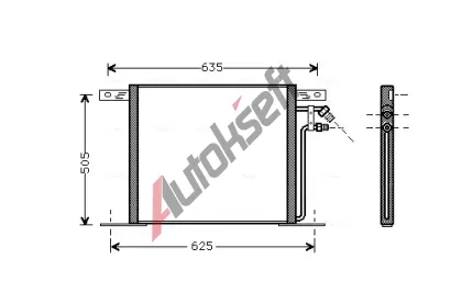 AVA QUALITY COOLING Kondenztor - klimatizace AVA MS5220, MS5220