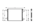 Kondenztor klimatizace AVA QUALITY COOLING ‐ AVA MS5270