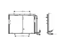 Kondenztor klimatizace AVA QUALITY COOLING ‐ AVA MS5290