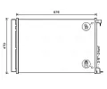 Kondenztor klimatizace AVA QUALITY COOLING ‐ AVA MS5678D