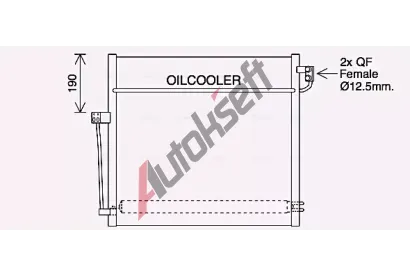 AVA QUALITY COOLING Kondenztor klimatizace AVA MS5707D, MS5707D