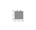 Výměník tepla vnitřního vytápění AVA QUALITY COOLING ‐ AVA MS6472  Výměník tepla vnitřního vytápění AVA QUALITY COOLING ‐ AVA MS6472