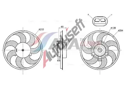 AVA QUALITY COOLING V�tr�k chlazen� motoru AVA MS7782, MS7782
