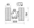 Vnitn ventiltor AVA QUALITY COOLING ‐ AVA MS8633