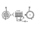 Vnitn ventiltor AVA QUALITY COOLING ‐ AVA MS8640