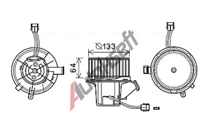 AVA QUALITY COOLING Vnitn ventiltor AVA MS8640, MS8640