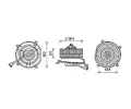 Vnitn ventiltor AVA QUALITY COOLING ‐ AVA MS8674