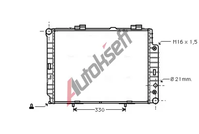 AVA QUALITY COOLING Chladi vody AVA MSA2283, MSA2283