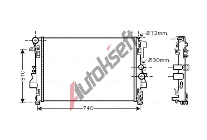AVA QUALITY COOLING Chladi vody AVA MSA2356, MSA2356