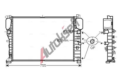 AVA QUALITY COOLING Chladi vody AVA MSA2459, MSA2459