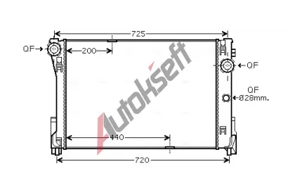 AVA QUALITY COOLING Chladi vody AVA MSA2474, MSA2474
