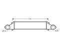 Chladi vzduchu intercooler AVA QUALITY COOLING ‐ AVA MSA4354