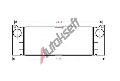 AVA QUALITY COOLING Chladi vzduchu intercooler AVA MSA4371, MSA4371