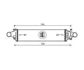 Chladi vzduchu intercooler AVA QUALITY COOLING ‐ AVA MSA4659