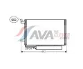 Kondenztor klimatizace AVA QUALITY COOLING ‐ AVA MSA5386D