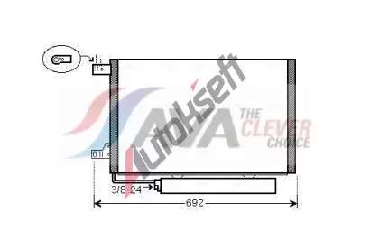 AVA QUALITY COOLING Kondenztor klimatizace ** CLEVER FIT ** AVA MSA5386D, MSA5386D