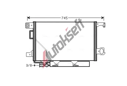 AVA QUALITY COOLING Kondenztor klimatizace AVA MSA5435D, MSA5435D