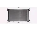 AVA QUALITY COOLING Kondenztor klimatizace AVA MSA5450D, MSA5450D