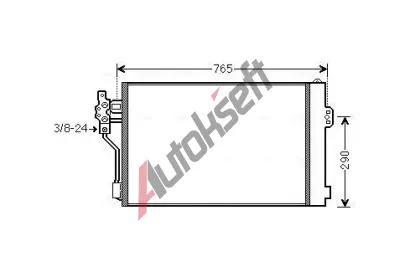 AVA QUALITY COOLING Kondenztor klimatizace AVA MSA5484D, MSA5484D
