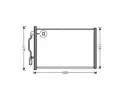 Kondenztor klimatizace AVA QUALITY COOLING ‐ AVA MSA5605