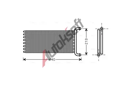 AVA QUALITY COOLING Vmnk tepla vnitnho vytpn AVA MSA6399, MSA6399