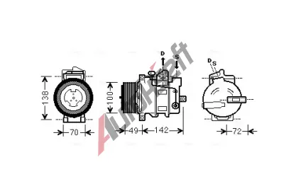 AVA QUALITY COOLING Kompresor klimatizace AVA MSAK566, MSAK566