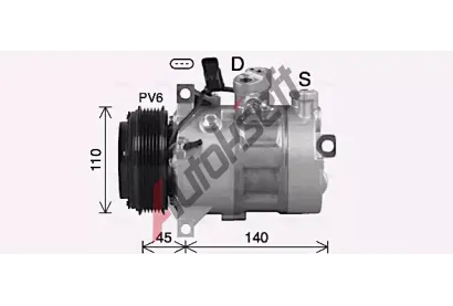 AVA QUALITY COOLING Kompresor klimatizace AVA MSAK747, MSAK747