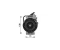 AVA QUALITY COOLING Kompresor klimatizace AVA MSAK747, MSAK747