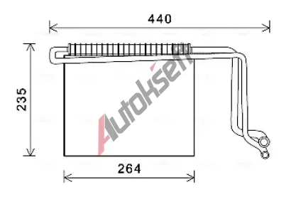 AVA QUALITY COOLING Výparník klimatizace AVA MSV563, MSV563  AVA QUALITY COOLING Výparník klimatizace AVA MSV563, MSV563