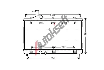AVA QUALITY COOLING Chladi vody AVA MT2256, MT2256