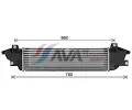 AVA QUALITY COOLING Chladi vzduchu intercooler AVA MT4282, MT4282