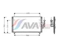 Kondenz�tor klimatizace&nbsp;AVA Clever Choice&nbsp;&dash;&nbsp;AVA MT5106
