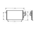 Kondenztor klimatizace AVA QUALITY COOLING ‐ AVA MT5119
