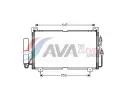Kondenz�tor klimatizace&nbsp;AVA QUALITY COOLING&nbsp;&dash;&nbsp;AVA MT5213D