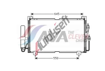 AVA QUALITY COOLING Kondenzátor klimatizace ** CLEVER FIT ** AVA MT5213D, MT5213D AVA QUALITY COOLING Kondenzátor klimatizace ** CLEVER FIT ** AVA MT5213D, MT5213D
