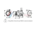AVA QUALITY COOLING Kompresor klimatizace ** CLEVER FIT **&nbsp;&dash;&nbsp;AVA MTAK249
