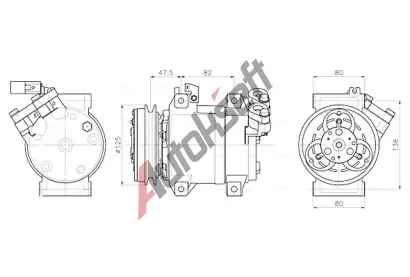AVA QUALITY COOLING Kompresor klimatizace AVA MTAK295, MTAK295