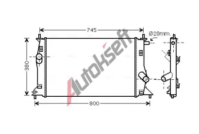 AVA QUALITY COOLING Chladi vody AVA MZ2183, MZ2183