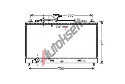 AVA QUALITY COOLING Chladič vody AVA MZ2227, MZ2227 AVA QUALITY COOLING Chladič vody AVA MZ2227, MZ2227