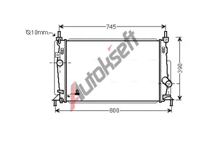 AVA QUALITY COOLING Chladič vody AVA MZ2237, MZ2237 AVA QUALITY COOLING Chladič vody AVA MZ2237, MZ2237