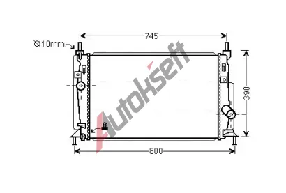 AVA QUALITY COOLING Chladič vody AVA MZ2246, MZ2246 AVA QUALITY COOLING Chladič vody AVA MZ2246, MZ2246