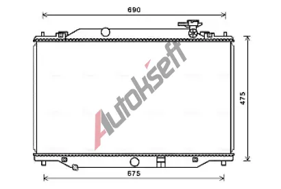 AVA QUALITY COOLING Chladič vody AVA MZ2270, MZ2270  AVA QUALITY COOLING Chladič vody AVA MZ2270, MZ2270