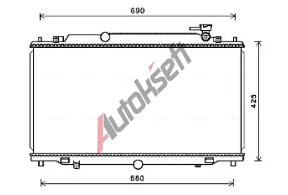 AVA QUALITY COOLING Chladi vody AVA MZ2280, MZ2280