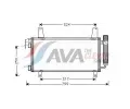 Kondenztor klimatizace AVA QUALITY COOLING ‐ AVA MZ5157D