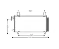 Kondenztor klimatizace AVA QUALITY COOLING ‐ AVA MZ5158D