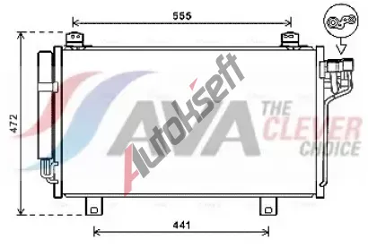 AVA QUALITY COOLING Kondenz�tor klimatizace ** CLEVER FIT ** AVA MZ5260D, MZ5260D
