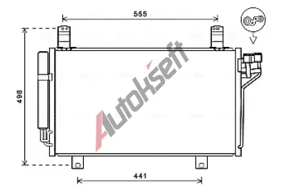 AVA QUALITY COOLING Kondenztor klimatizace AVA MZ5264D, MZ5264D