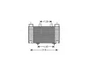 Chladi� vzduchu intercooler&nbsp;AVA QUALITY COOLING&nbsp;&dash;&nbsp;AVA MZA4250