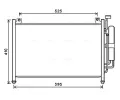 Kondenztor klimatizace AVA QUALITY COOLING ‐ AVA MZA5236D