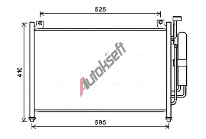 AVA Clever Choice Kondenz�tor klimatizace AVA MZA5236D, MZA5236D